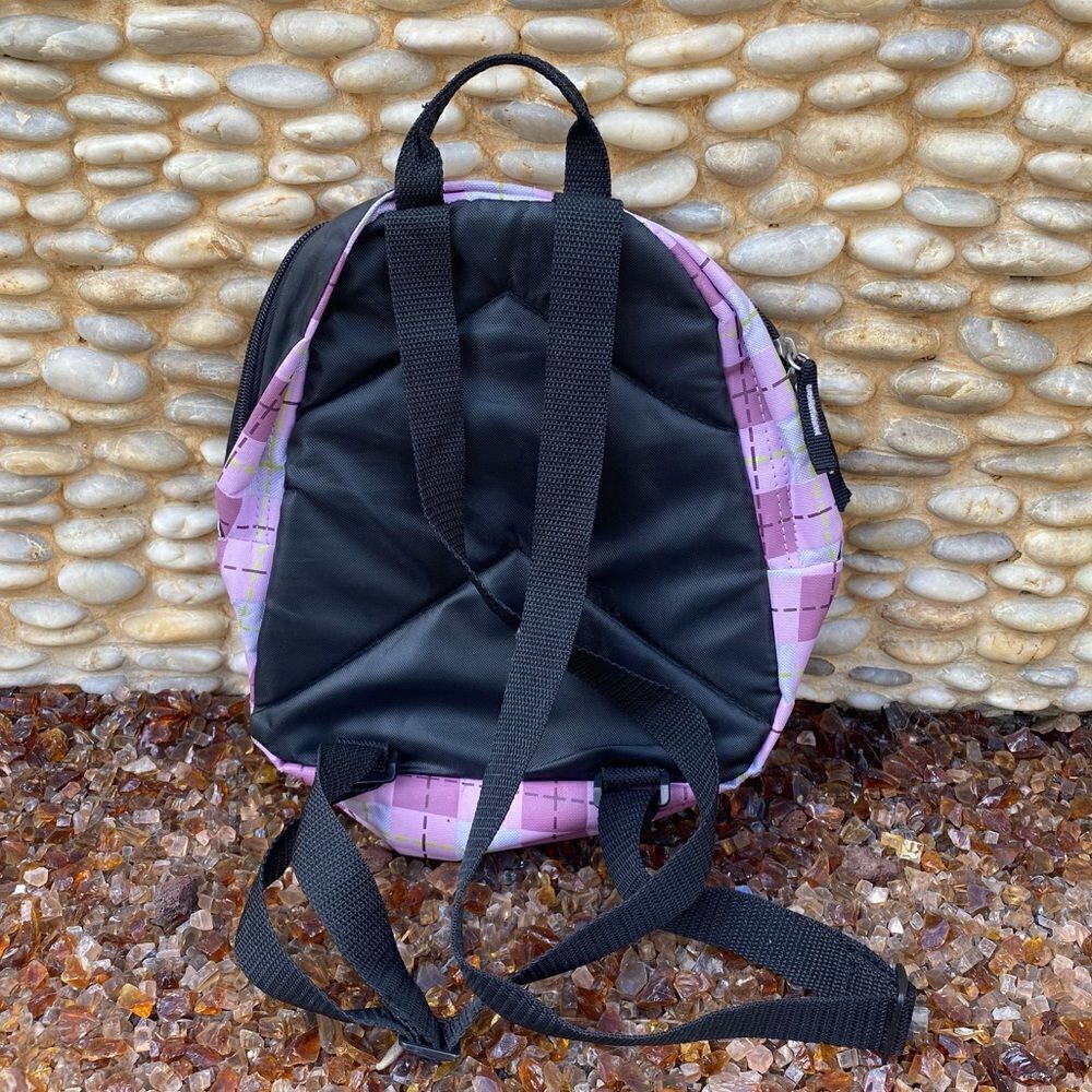 Tug Purple Argyle Pattern Mini Backpack. EUC! - Picture 2 of 6
